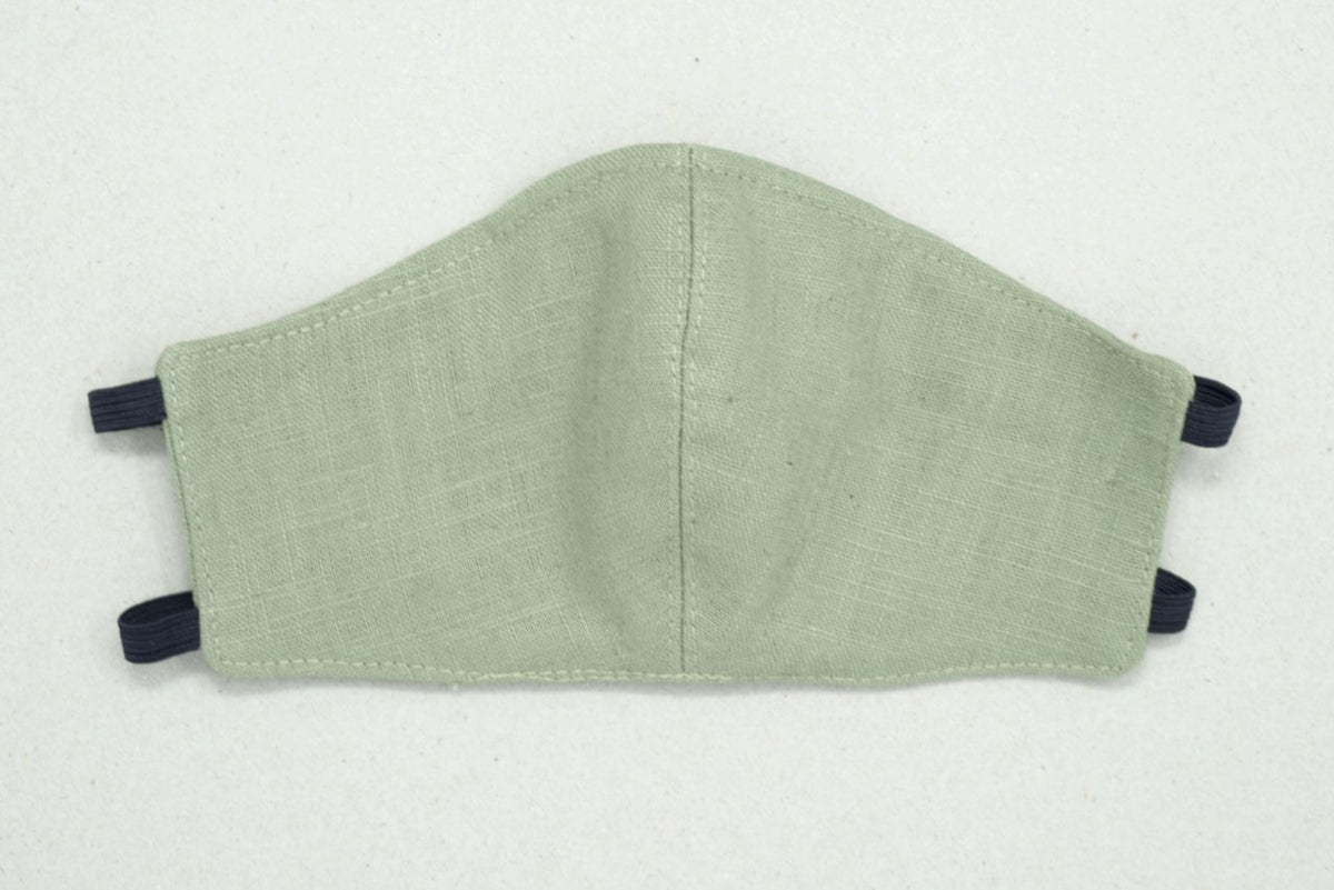 Fashionable Linen Face Mask Ireland, 2 Ply or 3 Ply with Nose Wire